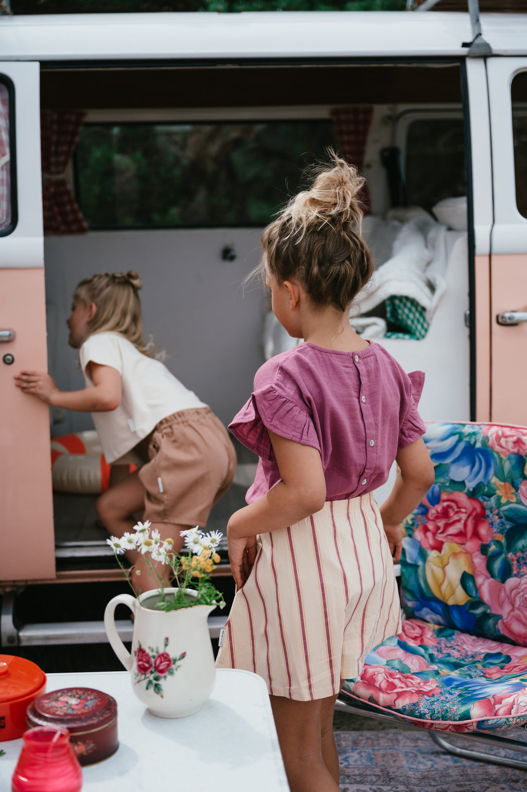 Minirock | Streifen AOP