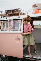 Jazz Mini Skirt | Stars Purple AOP