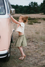 Jazz Mini Skirt | Stars Purple AOP