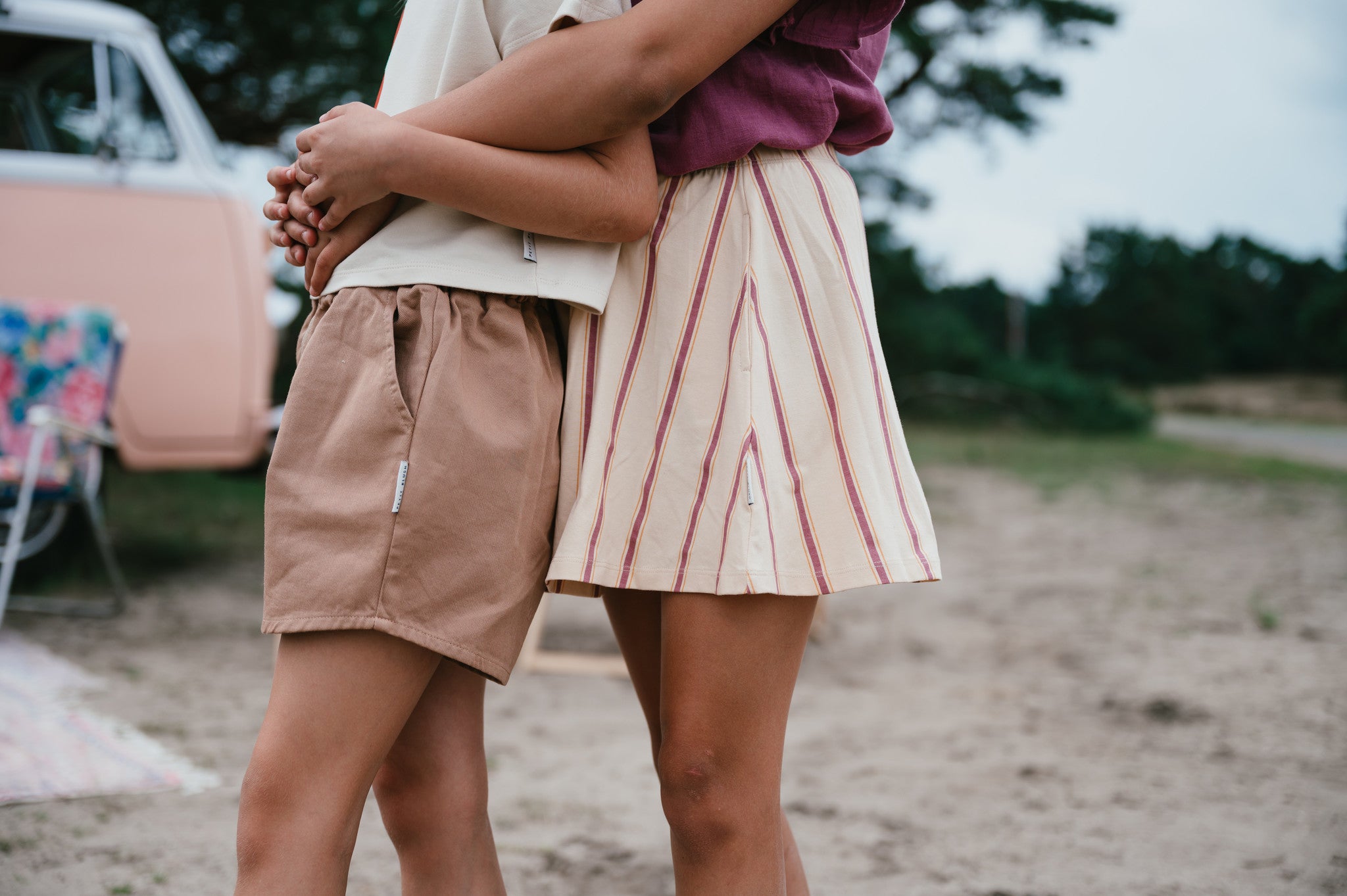 Minirock | Streifen AOP