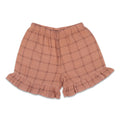 Luna Frill Short | Check Raven AOP