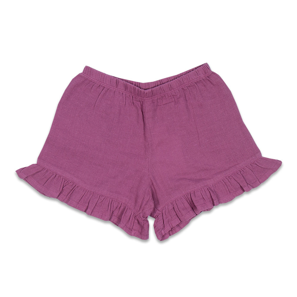 Luna Rüschenshorts | Traubennektar