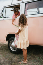 Sweat Dress Joie De Vivre | Apricot Sherbet