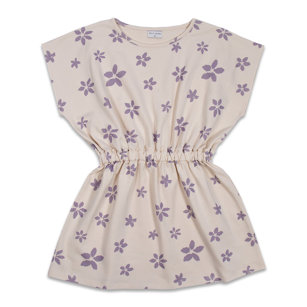 Kaftan Dress | Flower Stars Purple AOP