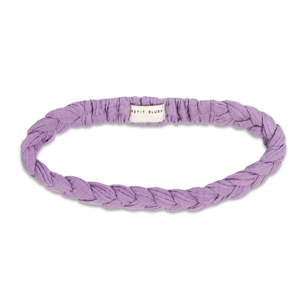 Braided Headband | Purple Rose