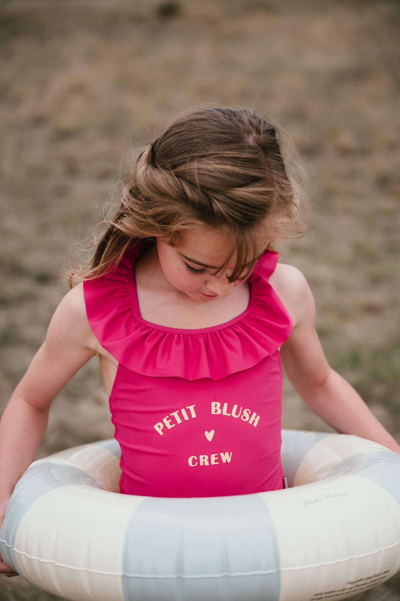 Swimsuit Petit Blush Crew | Rhubarb