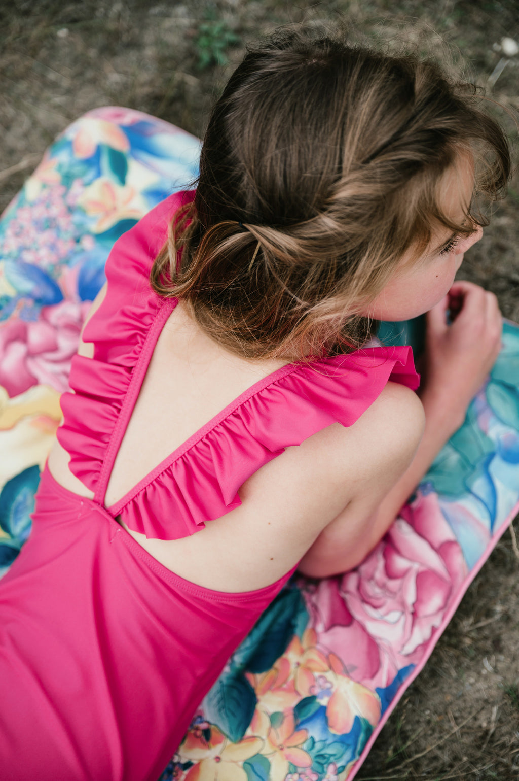 Swimsuit Petit Blush Crew | Rhubarb