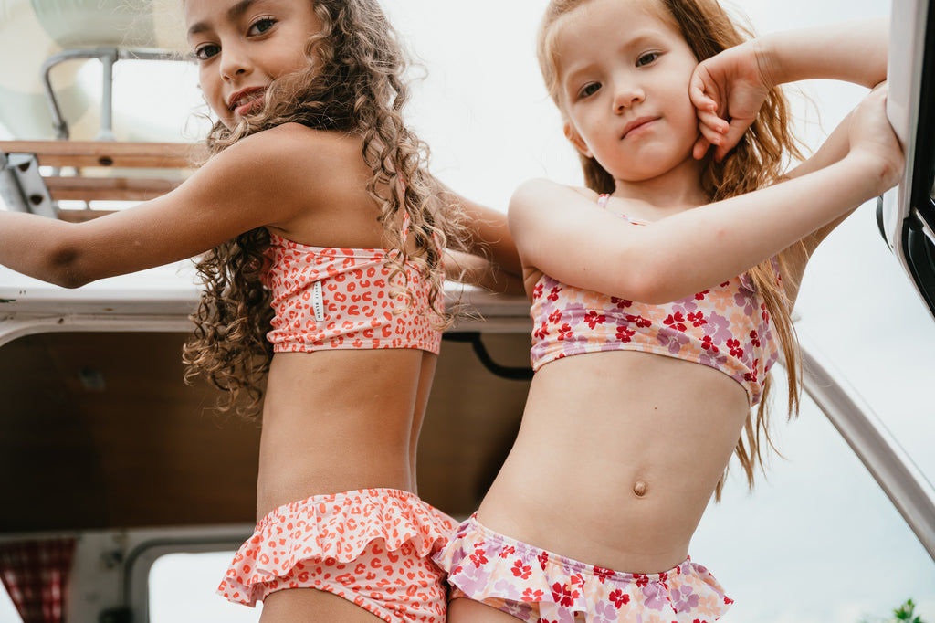 Ruffle Bikini | Happy Leopard AOP