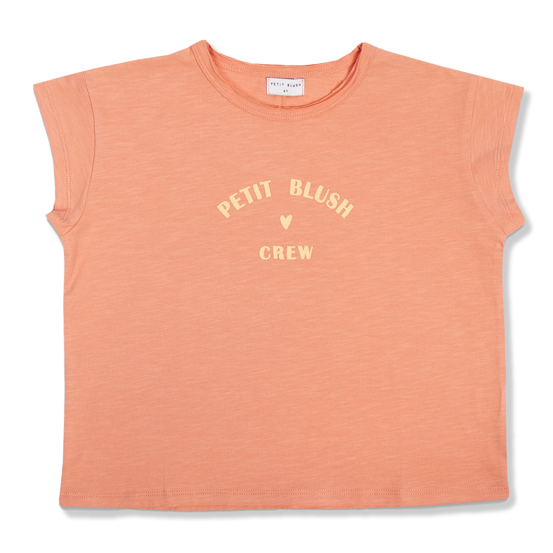 Petit Blush Crew Tee | Canyon Sunset