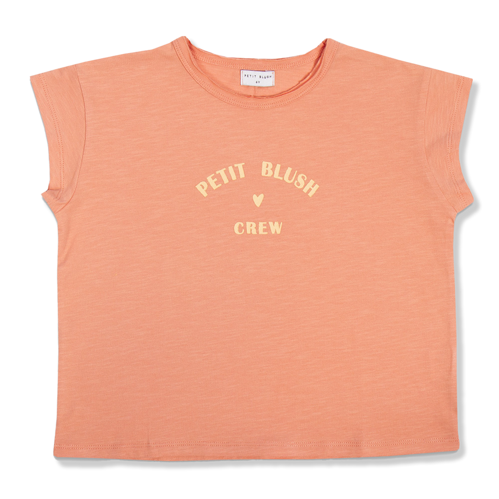 Petit Blush Crew Tee | Canyon Sunset