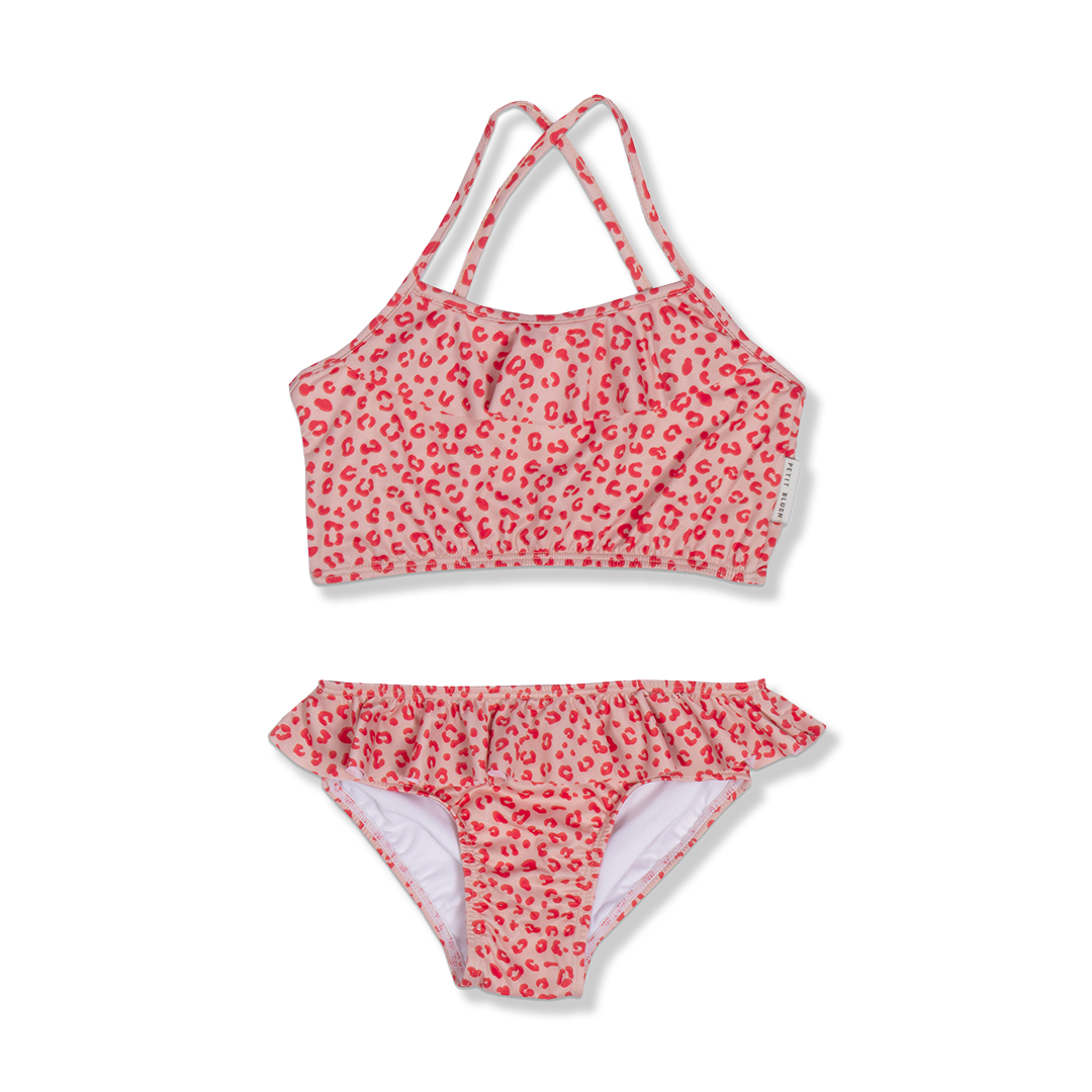 Ruffle Bikini | Happy Leopard AOP