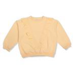 Ruffle Sweater | Apricot Sherbet