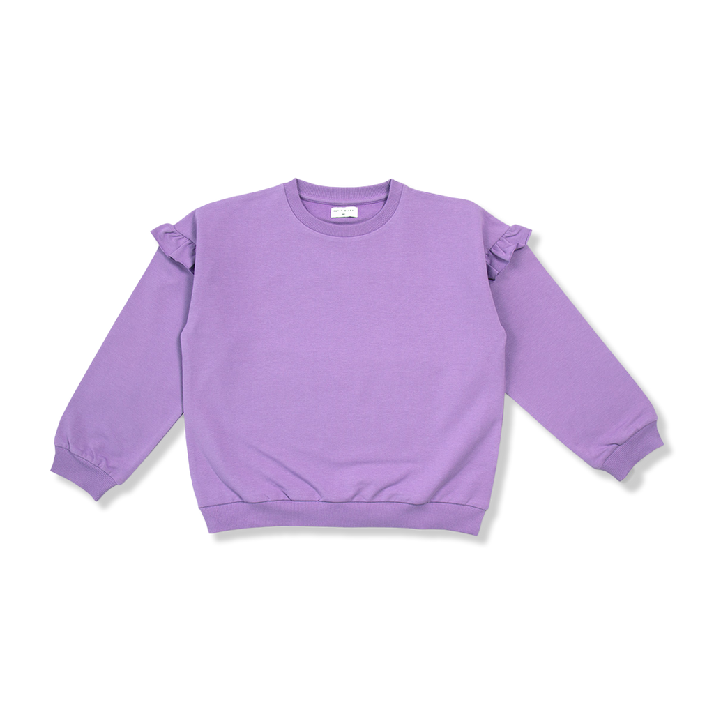 Rüschenpullover | Englischer Lavendel