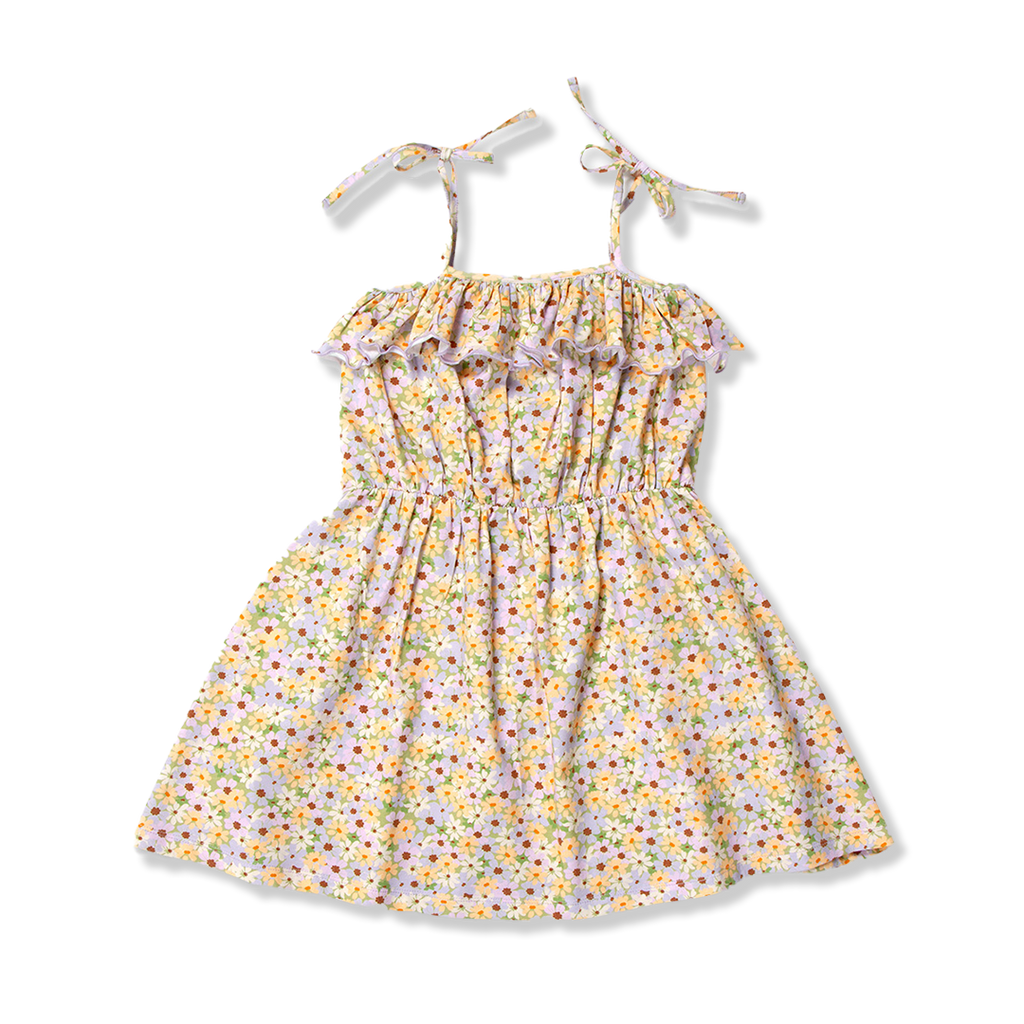 Summer Ruffle Dress | Flowers AOP