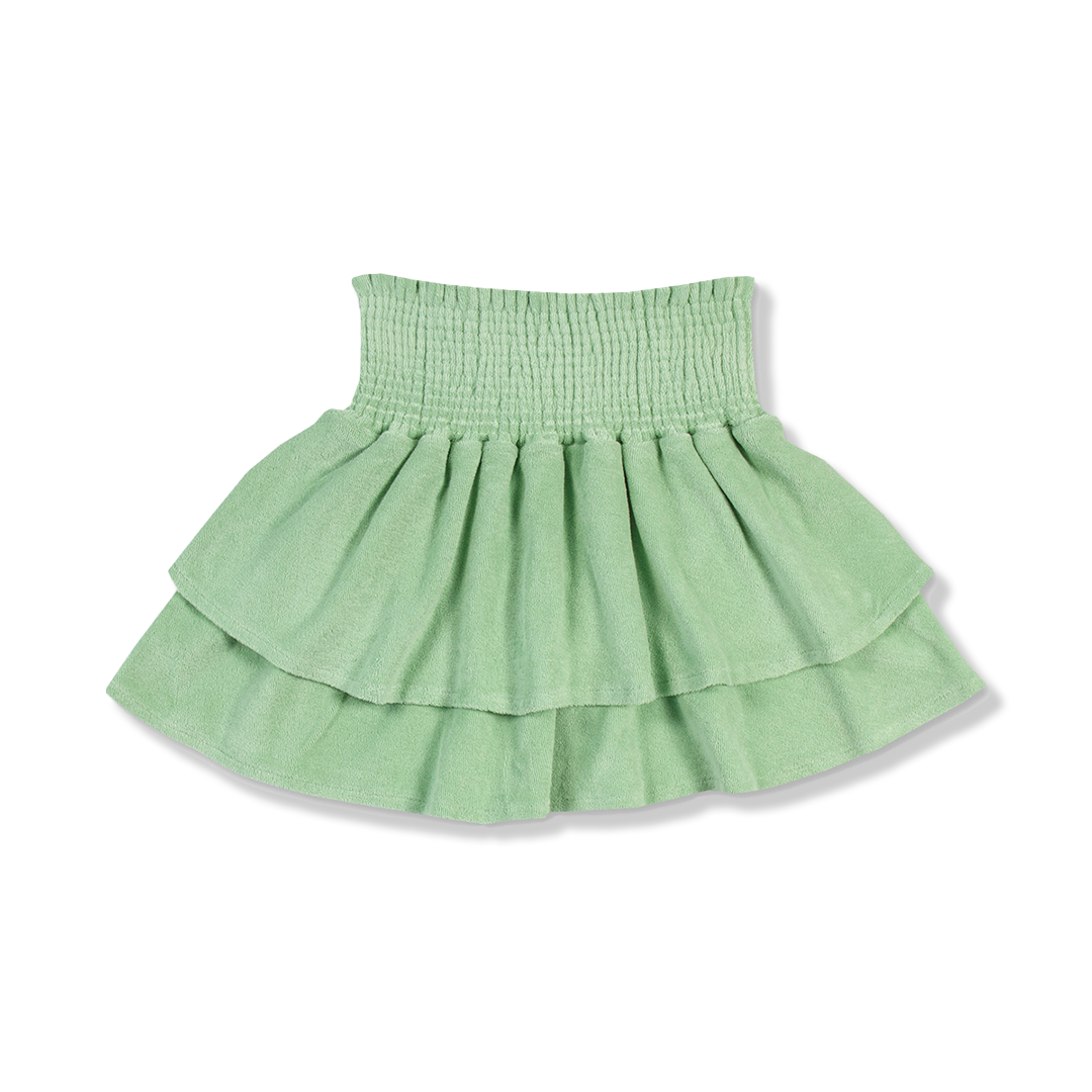 Towel Mini Skirt | Quiet Green