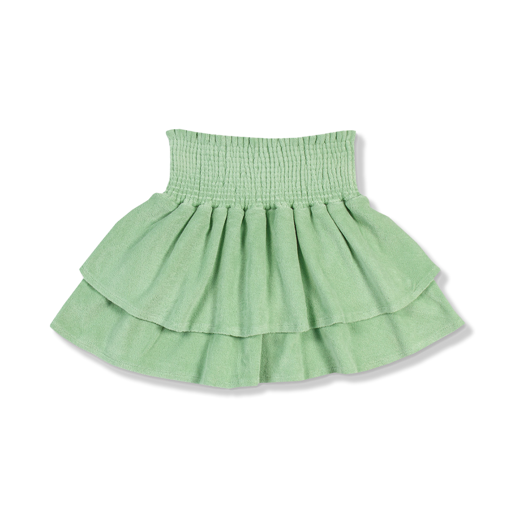 Towel Mini Skirt | Quiet Green