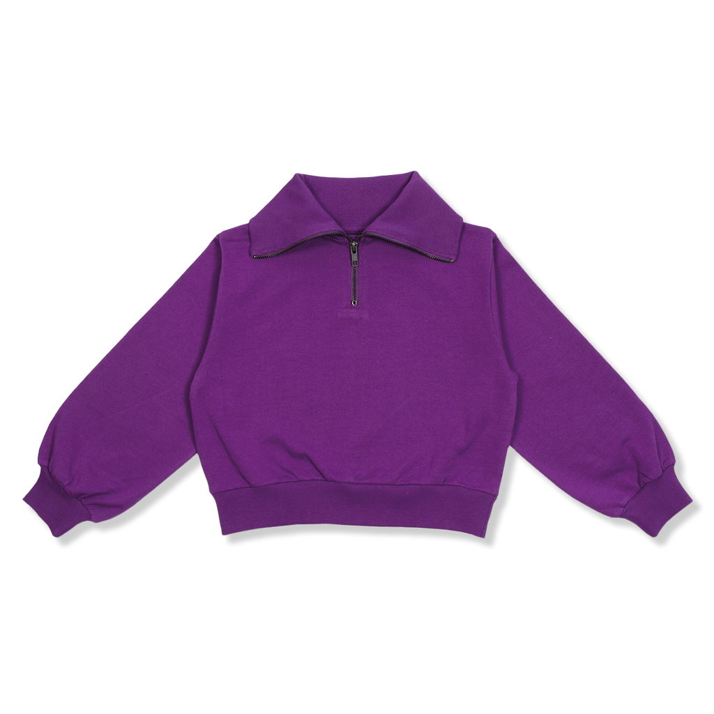 Zipper Sweater | Purple Dream